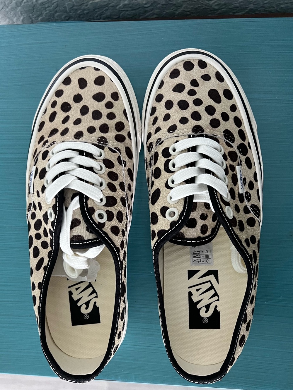 Vans Dalmatian Spot Authentic Sneakers - Black & Cream
